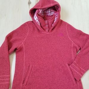 North Face women's XL hooded sweater